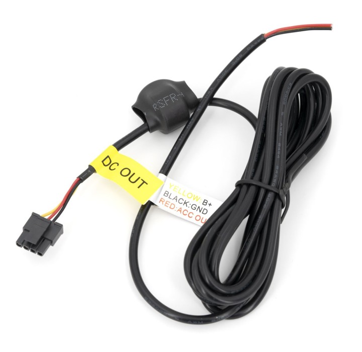Cavo di alimentazione DashCam a 3 fili per batteria B130A - BlackVue.it