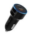 Dual USB-C - Alimentatore dashcam accendisigari