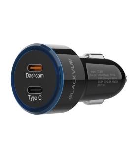 Dual USB-C - Alimentatore dashcam accendisigari