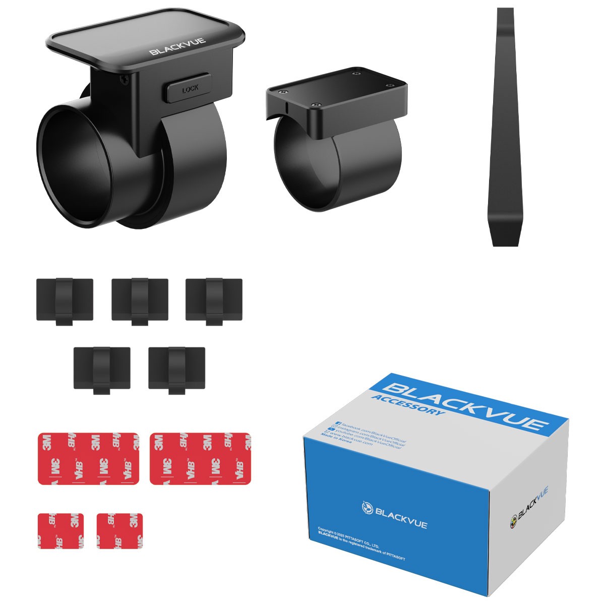 KIT montaggio - staffe e adesivi serie ELITE