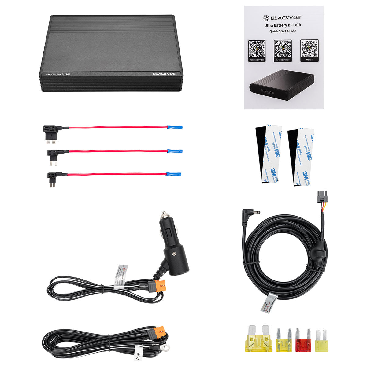 B130A - Batteria per dashcam - 7500mAh